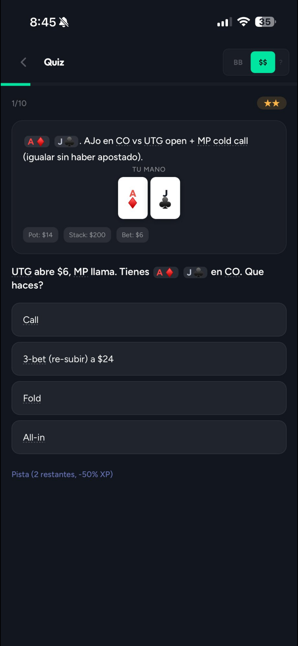 Modo Quiz